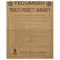 Original 1975 Tecumseh Promotional Service Chart Form No. 691759A Rev 7/75 (Vintage Collectible)