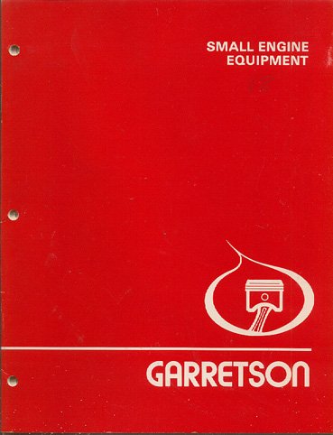 Original 1987-88 Garretson Small Engine Parts Catalog & Price List - No. 87-2 (Vintage Collectible)
