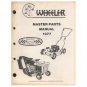 Original 1977 Wheeler Parts Manual 19”- 32” Mowers & Tillers (Vintage Collectible)