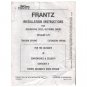 Original 1995 Frantz Installation Instructions For Residential Steel Sectional Doors Inst. 31/195