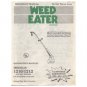 Original 1993 Weed Eater Operator’s Manual Models: 1210 / 1212 Form No. 530-081429 (Vintage)