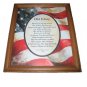 Old Glory Themed Framed Wall Art - Home Interiors and Gifts No. 11777-DS (New in Stock)