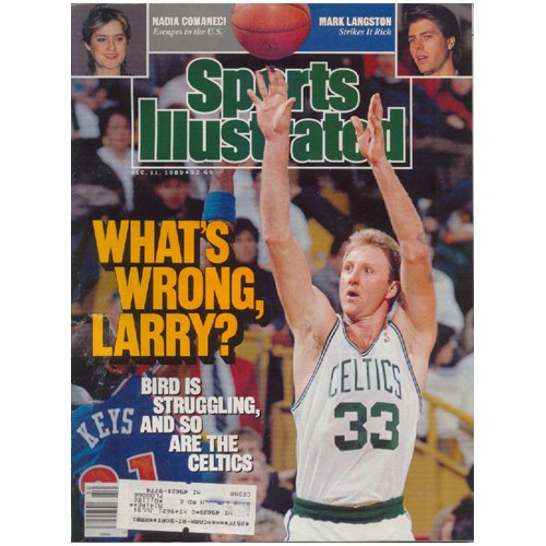 Original Dec. 11, 1989 Issue Sports Illustrated Featuring Larry Bird (Collectible - Very Good)