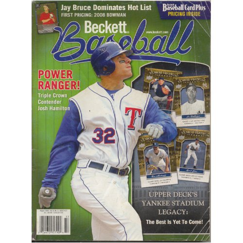Original August 2008 Issue #37 Beckett Baseball Pricing Guide (Collectible - Very Good Condition)