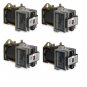 Contractors Bulk Lot Bundle (4) Industrial DC Control Relays 10 Amp Type X Square D No. 8501XDO40V53