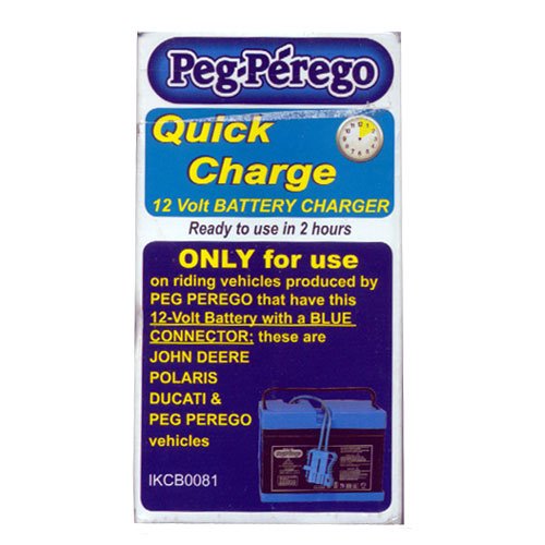Peg Perego 12 Volt Quick Battery Charger No. 25200023 (New In Stock)