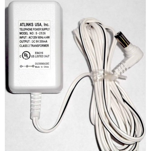 Atlinks AC Power Supply Adapter No. 5-2526 (Refurbished - Like New Condition)