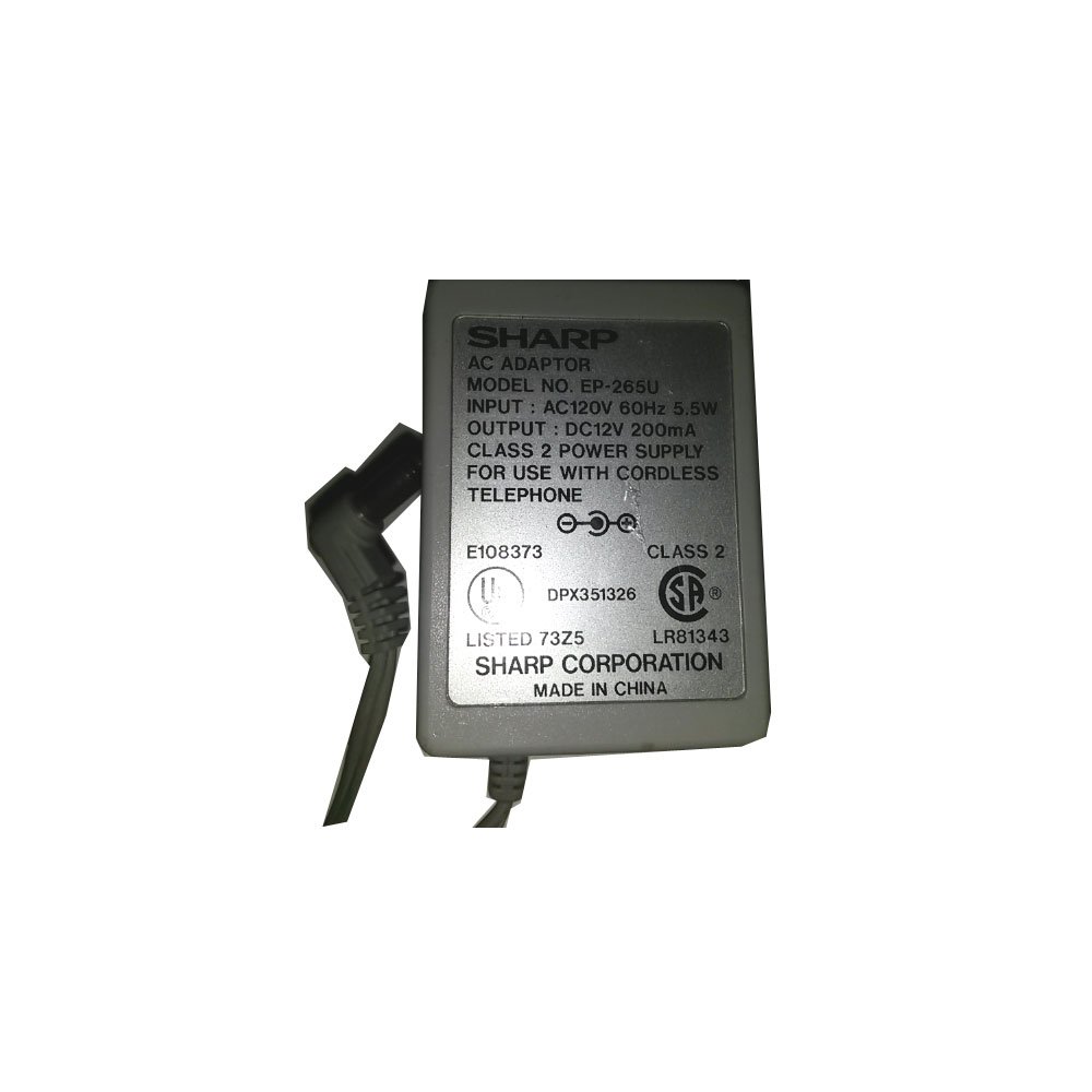 Sharp AC Power Supply Adapter No. EP-265U (Refurbished)
