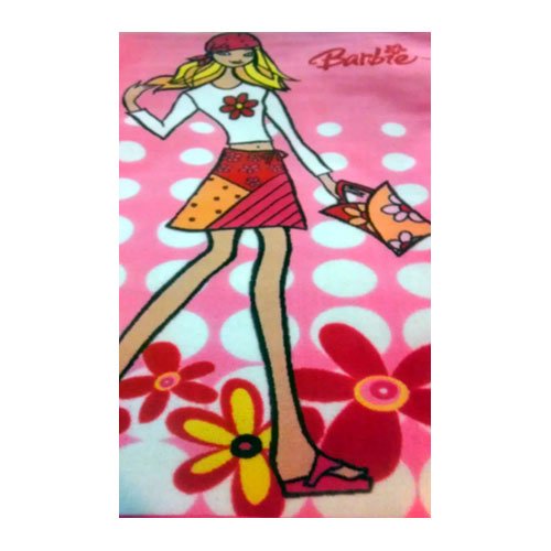 Barbie Area Rug Girl's Bedroom 3ft 1