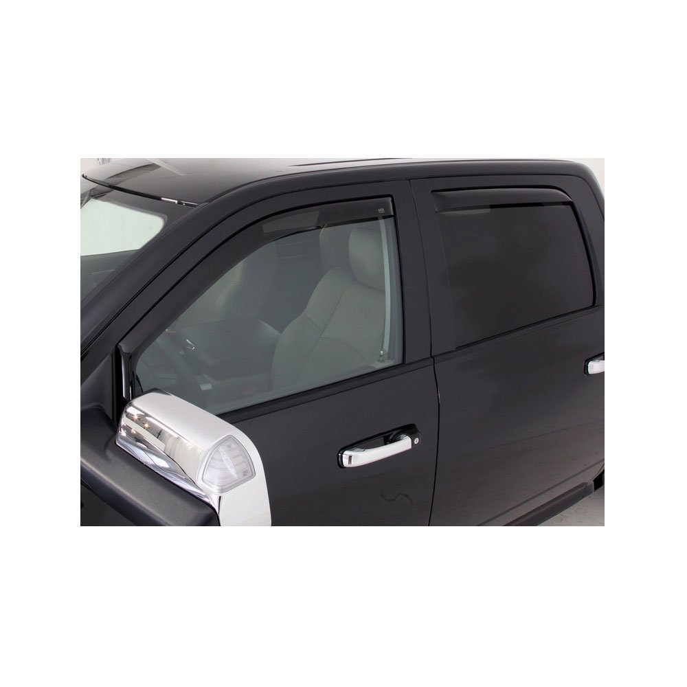EGR 572651 Smoke In-Channel Window Visor for Dodge Ram 1500 2010 - 4 Piece