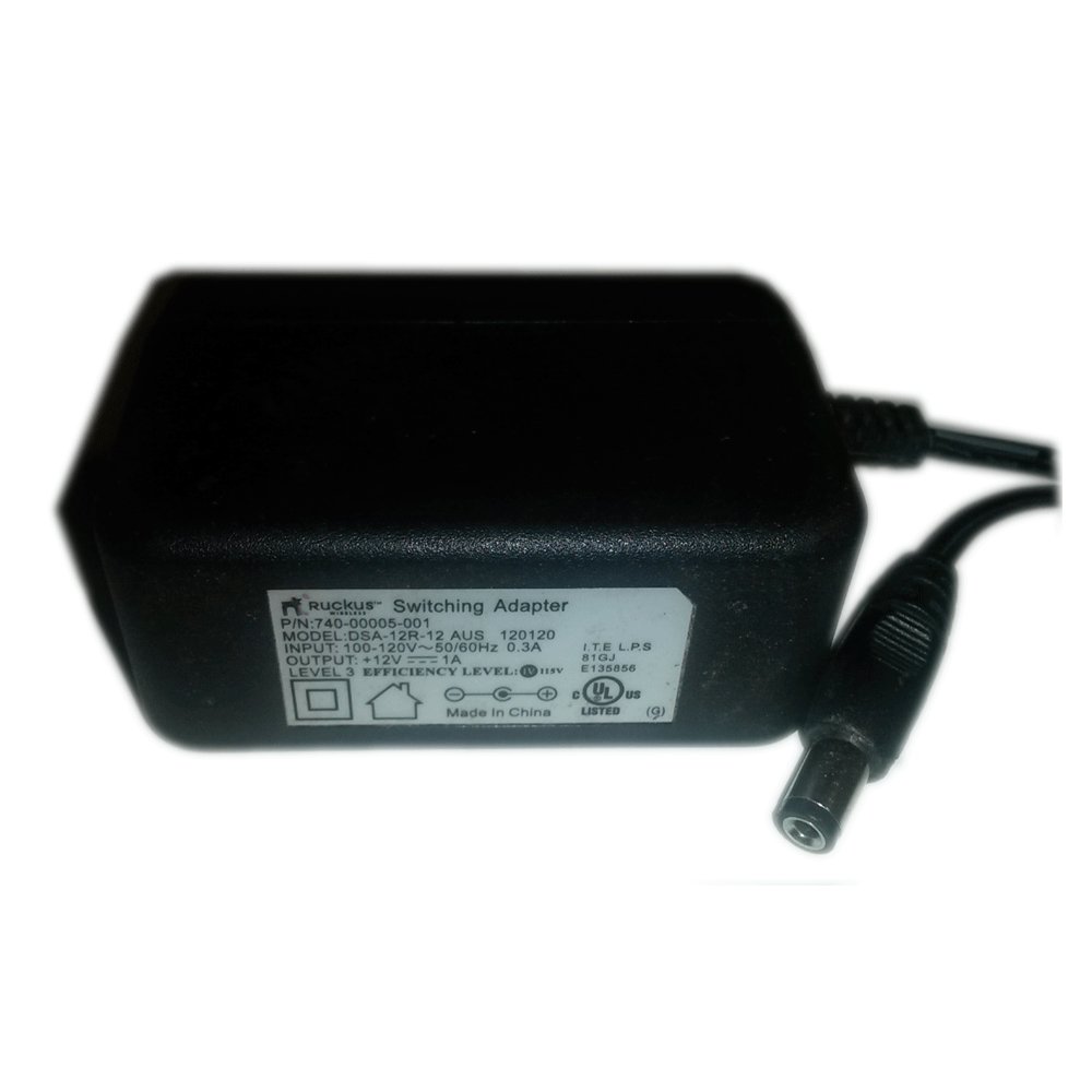 Ruckus AC Power Supply Adapter No. DSA-12R-12 AUS 120120 (Refurbished)