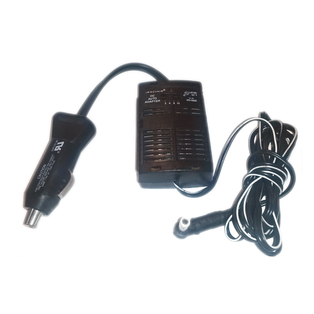 Archer Auto DC Adapter 3, 6, 9,12 Volt No. 2701562D