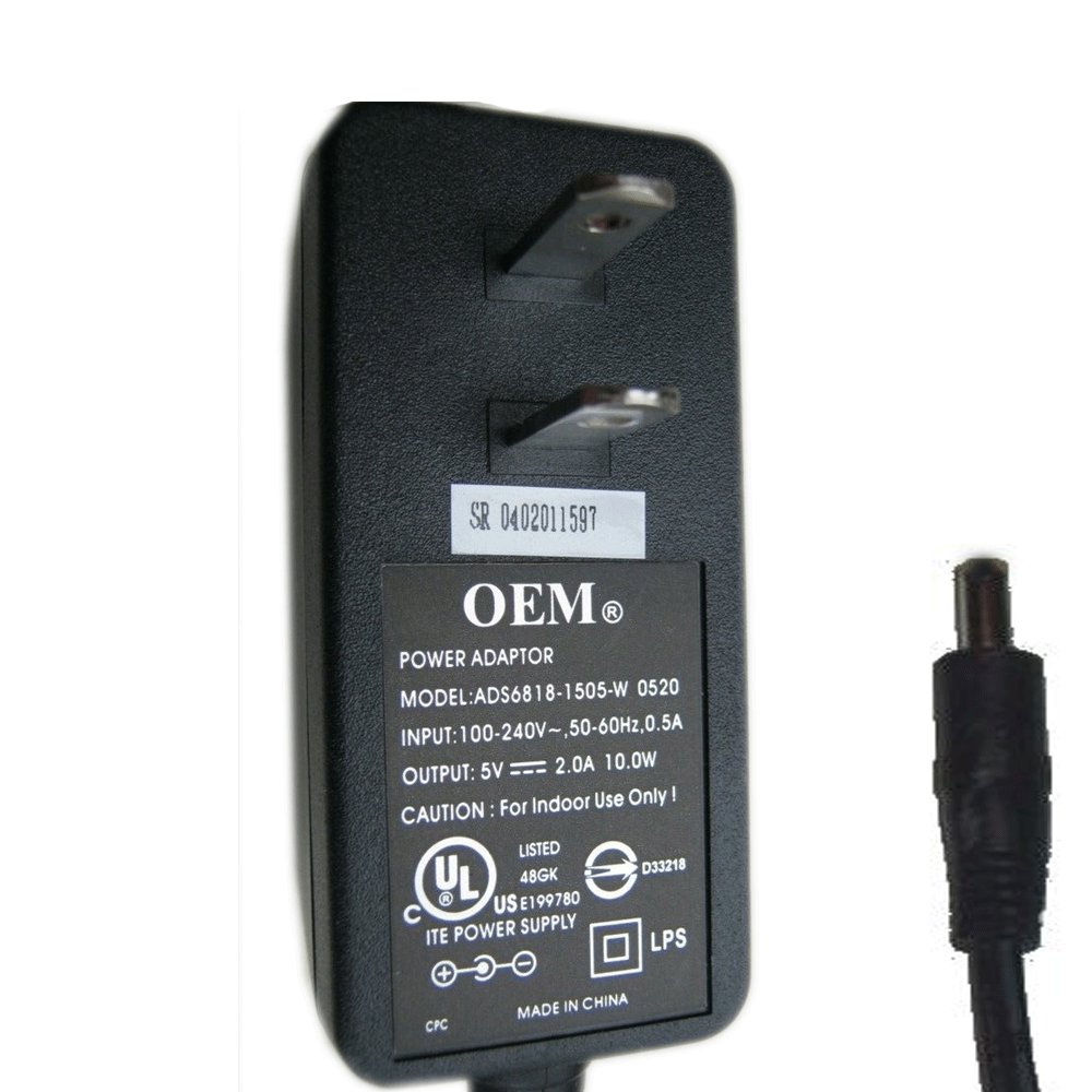 OEM Cell Phone Charger AC Power Supply Adapter No. ADS6818-1505-W 0520