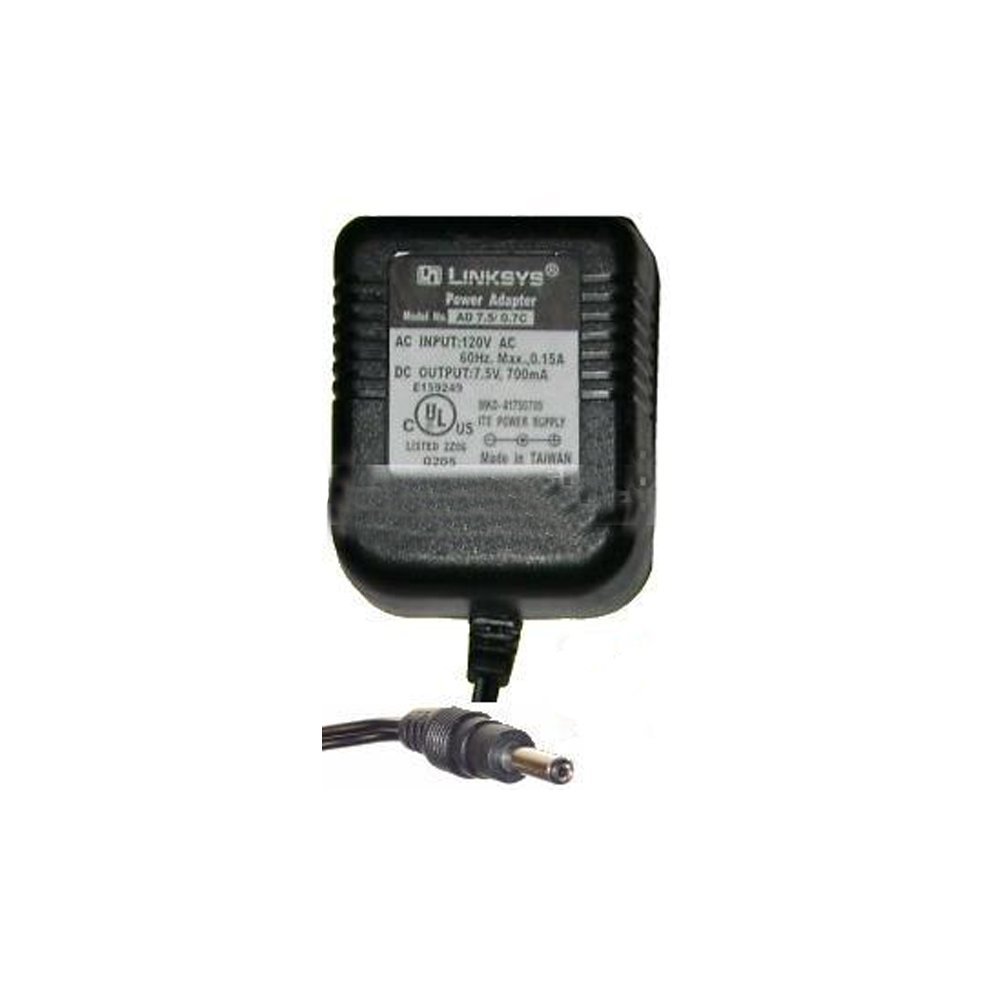 Linksys AC Power Supply Adapter No. AD 7.5/0.7C (Refurbished)
