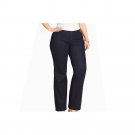 Peter Nygard NKD Slim F/X Stretch Jeans With One Side Zipper Plus Size: 24W Peter Nygard NKD Slim F/X Stretch Jeans With One Side Zipper Plus Size: 24W