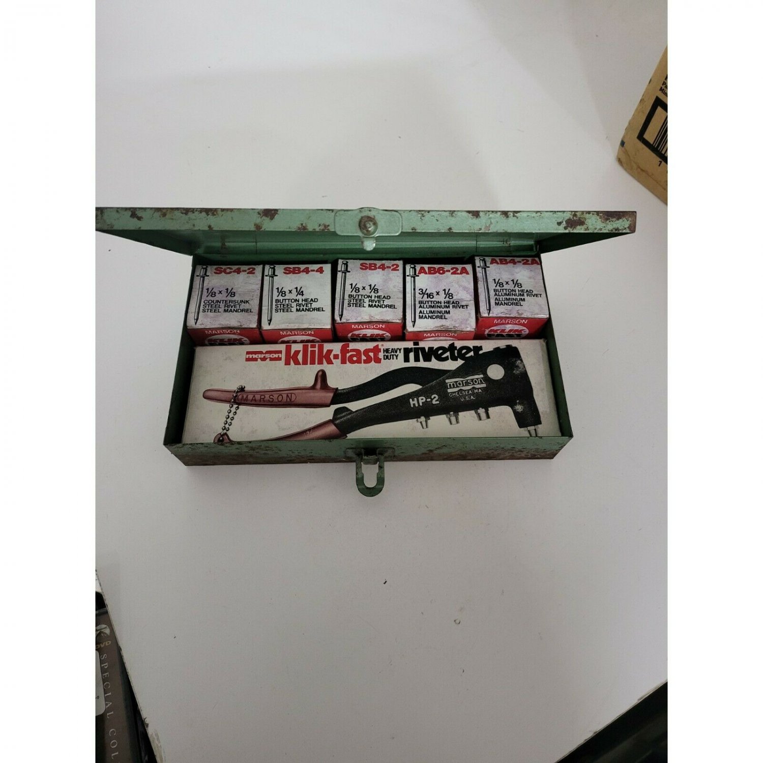 Marson Klik-Fast HP-2 Heavy Duty Rivet Kit