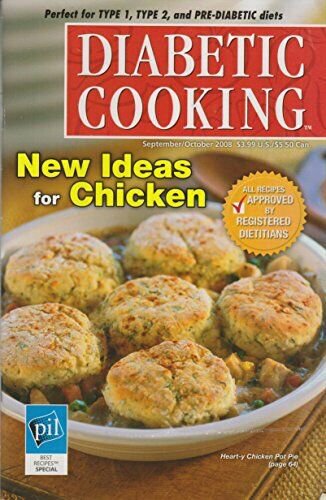 Diabetic Cooking September/October 2008 New Ideas for Chicken (Cookbook Paperbac