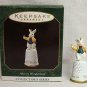 Alice in Wonderland Miniature White Rabbit 3rd in Series 1997 Hallmark Keepsake