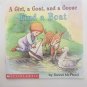 A Girl, A Goat, and A Goose Find a Boat  (Paperback)
