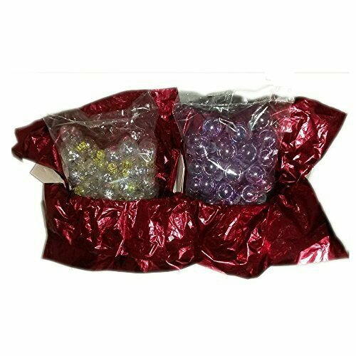 Iridescent Glass Christmas Tree Ornaments Gift Boxed