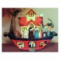 Holiday Lighted Noahs Ark by Living Quarters 7in x 10in x 9in