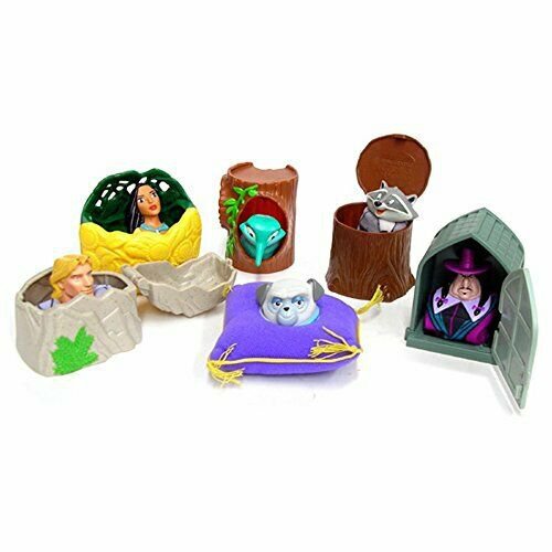 Pocahontas Hide n Seek Peek A Boo Burger King Toys Full Set of 6