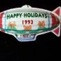 1993 Hallmark Keepsake Ornament Tin Blimp