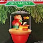 On With the Show Santa and Sparky 3rd in Series 1988 Hallmark Ornament QLX7191