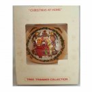 Vintage 1980 Hallmark Christmas at Home Glass Ornament Vintage 1980 Hallmark Christmas at Home Glass Ornament