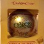Vintage 1984 Hallmark Grandmother Glass Ball Ornament