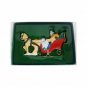 Vintage 1987 Enesco Americana Porcelain Ornament Horse & Sleigh Man