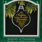 Hallmark Keepsake Ornament Warmth of Friendship Acrylic 1987 QX3759
