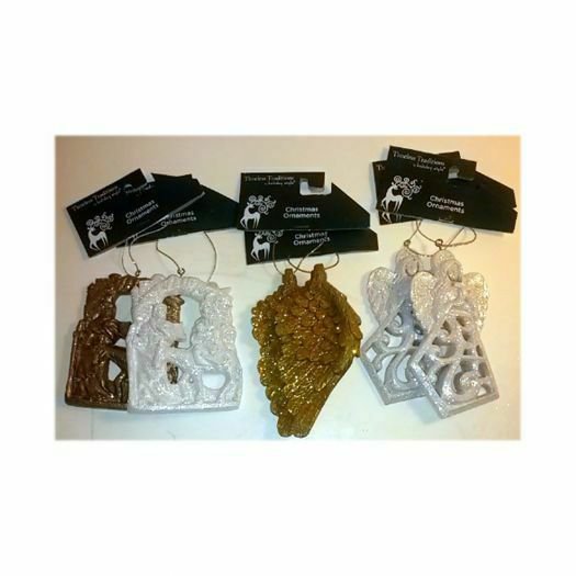 Timeless Traditions Spiritual Gold & White Ornaments Set