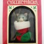 Gibson Christmas Collectibles Stocking Stuffer - Grey Kitten In Christmas Stock