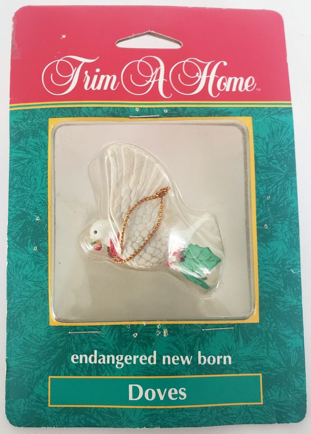 Trim A Home Endangered New Born Doves Ornament
