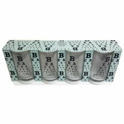 Wink by Wild Eye Designs 12 oz. Glass Beer Can Beauty is in the EYE of the Beer