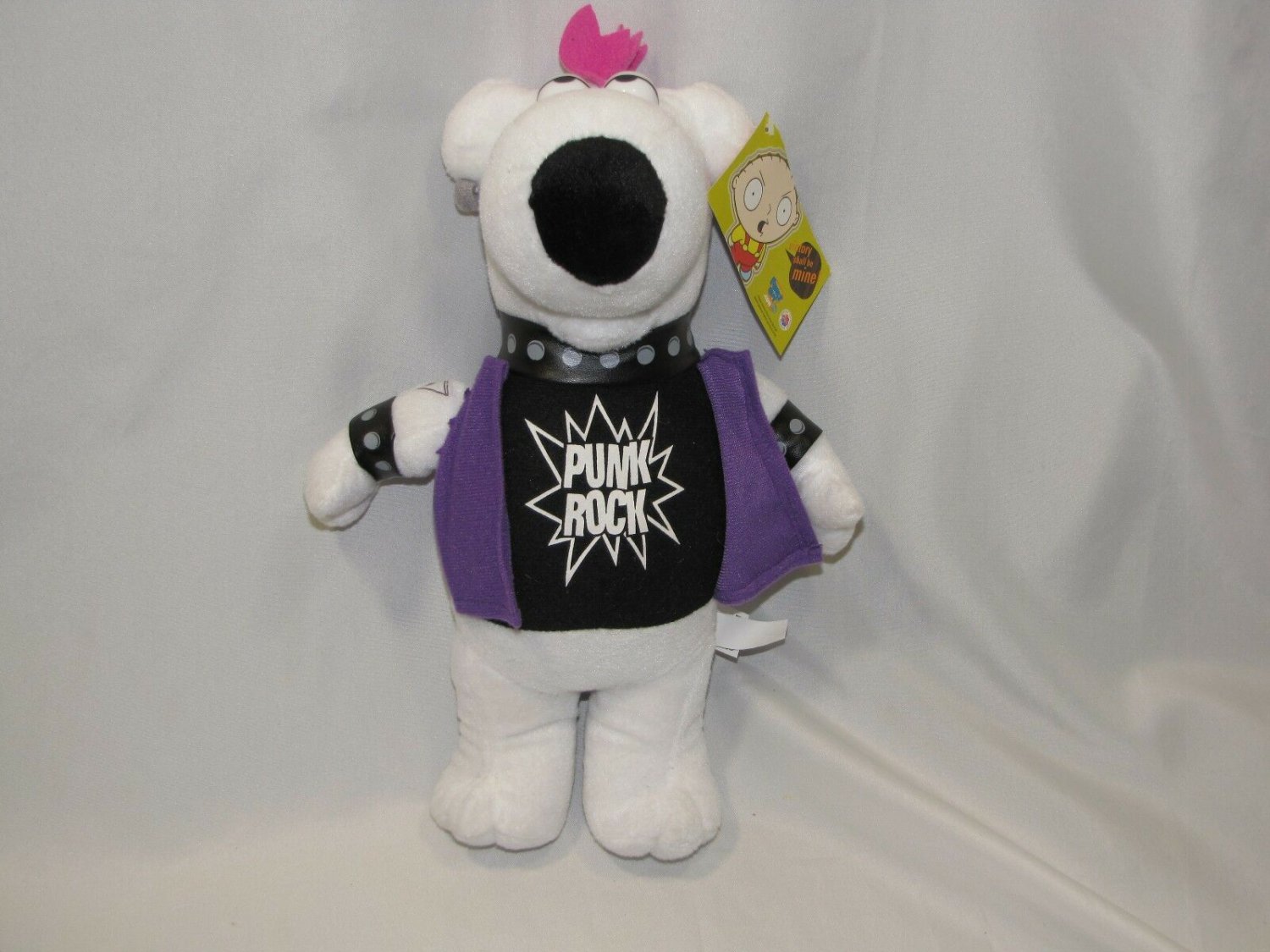 Family Guy's Punk Rock Brian With Tattoo, Ear Ring, Mohawk