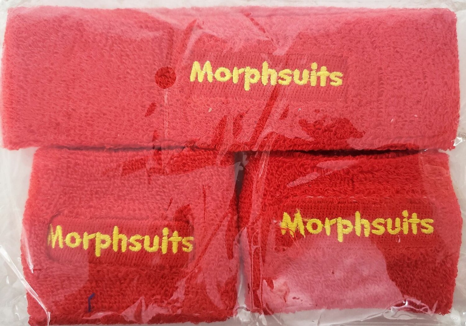 Red Morphsuits Sweat Bands One Size