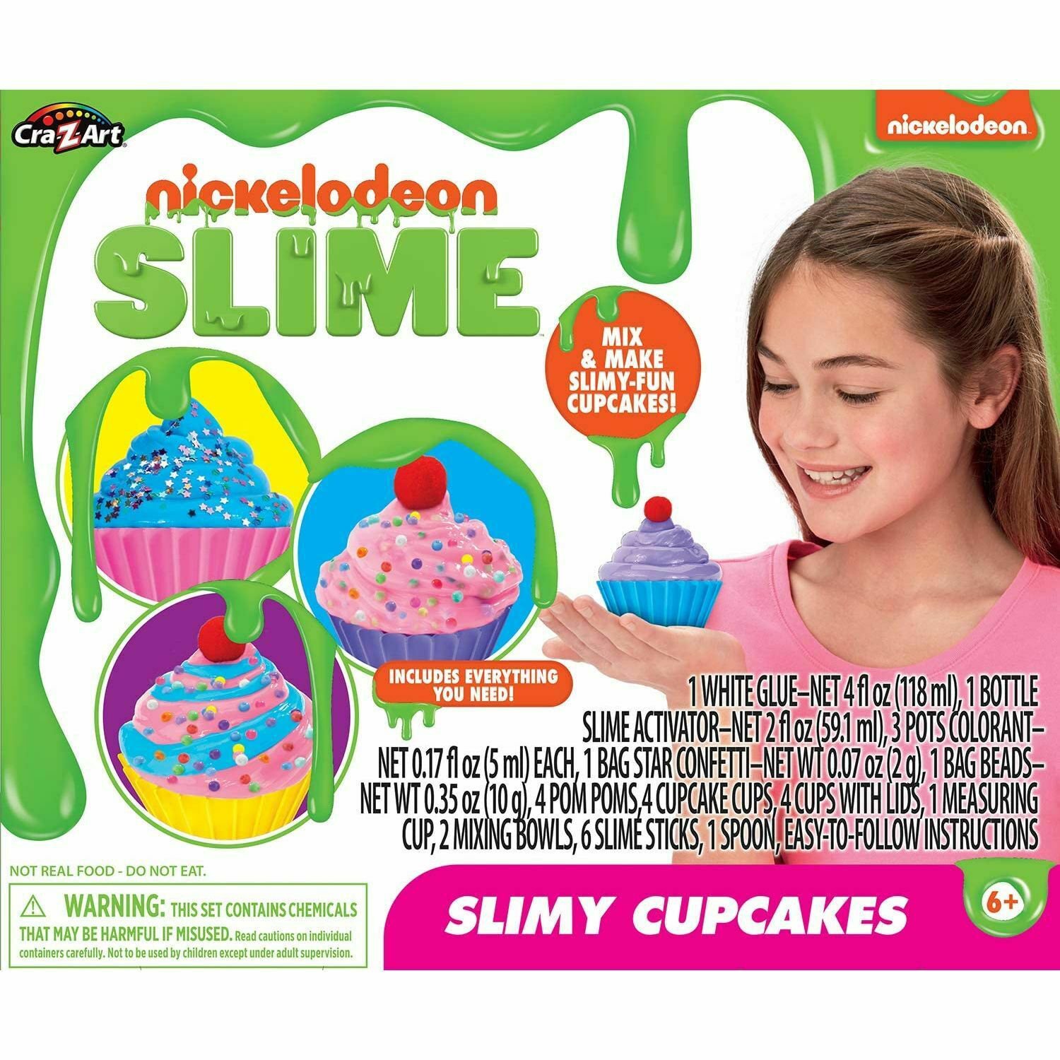 Cra-Z-Art Nickelodeon Slimy Cupcakes Kit