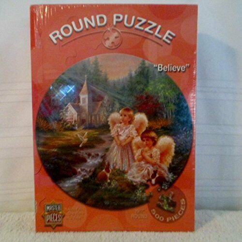 Believe Round Puzzle from  Master Pieces  19 1/2 inch round and 500 pieces The