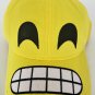 Emoji Adjustable Adult Baseball Cap Hat Snapback Curved Bill Yellow