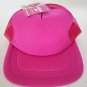 Women's' Hot Pink Baseball Cap Adjustable Snapback Flat Bill OSFM