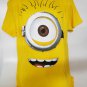 Despicable Me Graphic Short Sleeve T-shirt Adult Size Medium Yellow
