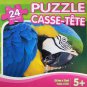 Blue Yellow Macaw Parrot Puzzle 24 Piece
