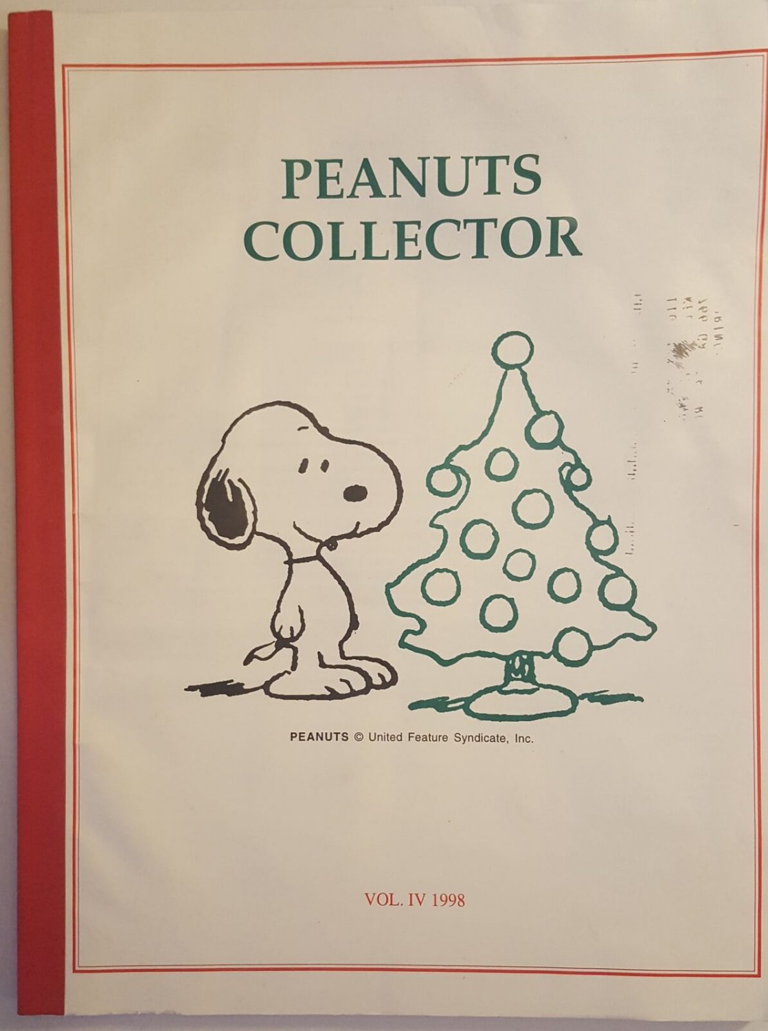 Peanuts Collector Vol. IV 1998 (Paperback)