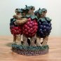 Boyds Bears Bearstone Resin Figurine Frank, Oscar, Barney & Stu We Be Jammin LIF