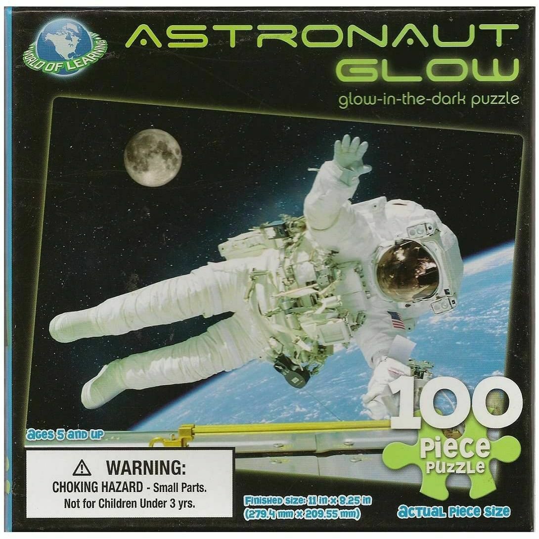 Astronaut Glow: Glow in the Dark 100 Piece Puzzle
