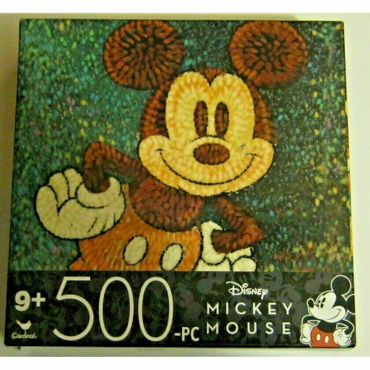 Cardinal Disney Mickey Mouse Painted Art Puzzle 500 Piece