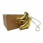 Avon 2015 Goldtone Figure Skates Ice Skating Ornament
