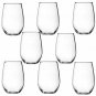 Anchor Hocking 8-Pack Vienna Stemless White Wine Beverage Set, 15-Ounce